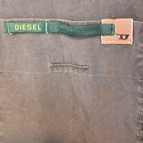 Diesel Men's Casual Button Down Shirt - Dark Gray - Picture 3 of 9